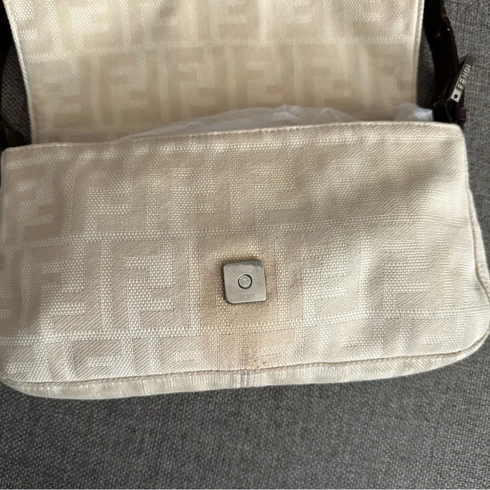 Vintage Fendi FF Zucca Baguette